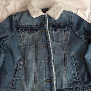 Sherpa Lined Jean Jacket